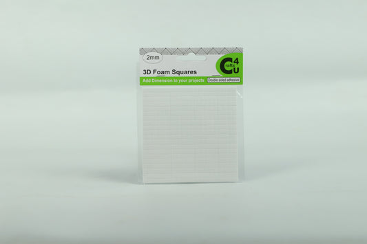 3D Foam Squares - 400 Double sided adhesive - 2mm