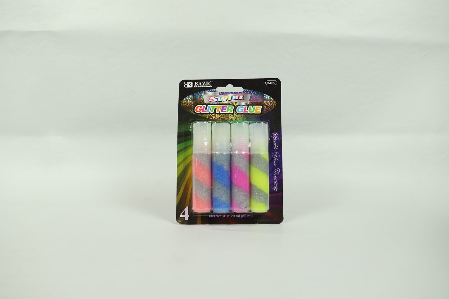 Swirl Glitter Glue - 20ml each - 4 pack