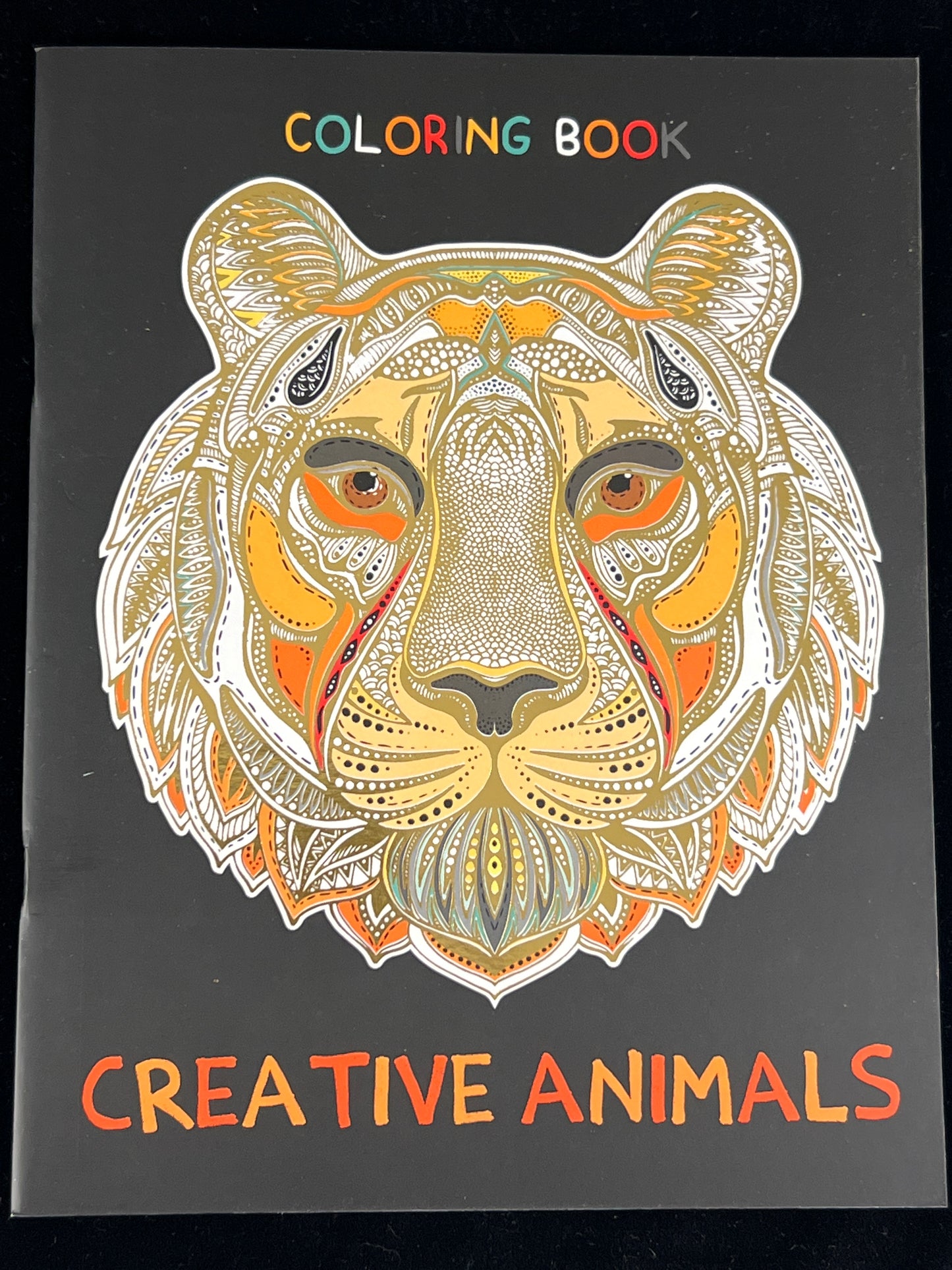 Colouring Book - Creative Animals - 32 pages to colour