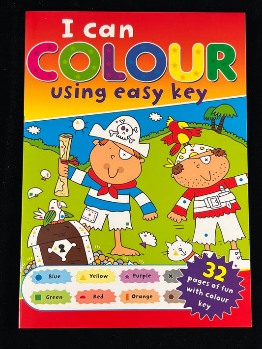 Colouring Book #2 - I Can Colour using easy key