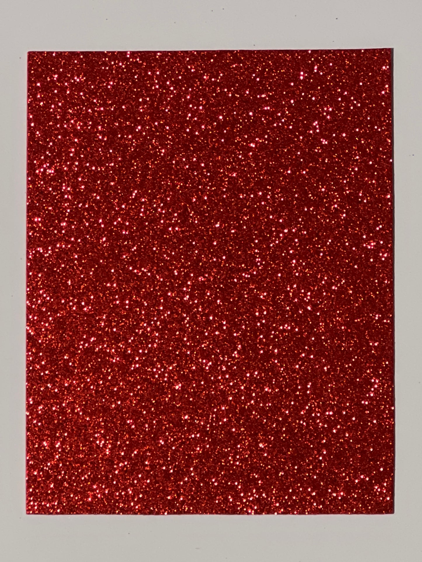 Craft Foam Glitter Red - Size Approx 16cm x 21cm - Thickness 2mm
