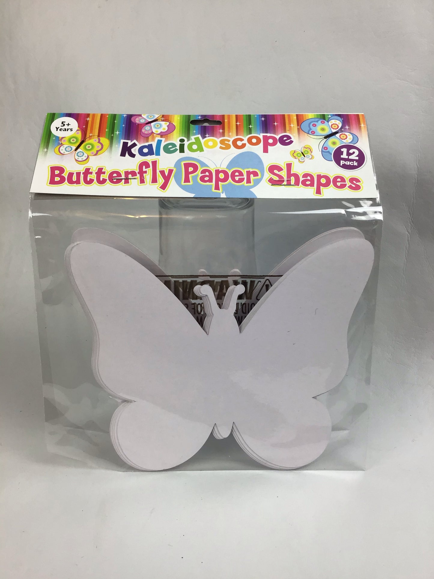 Butterfly Paper (Thin Cardboard) Shapes - 12 pack