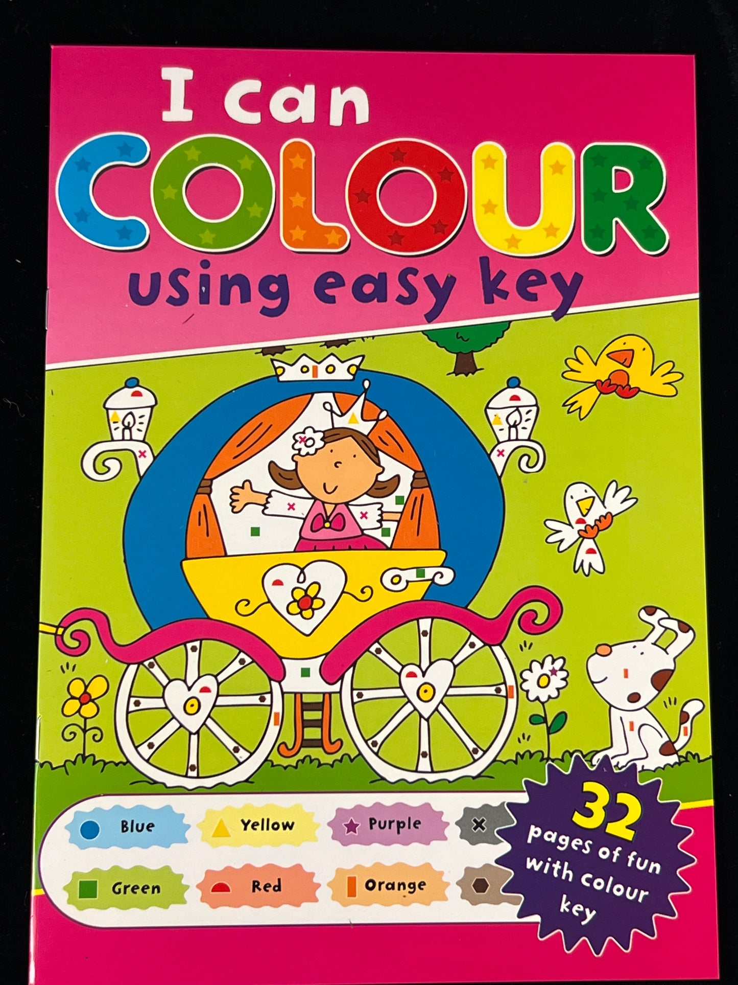 Colouring Book #1 - I can Colour using easy Key