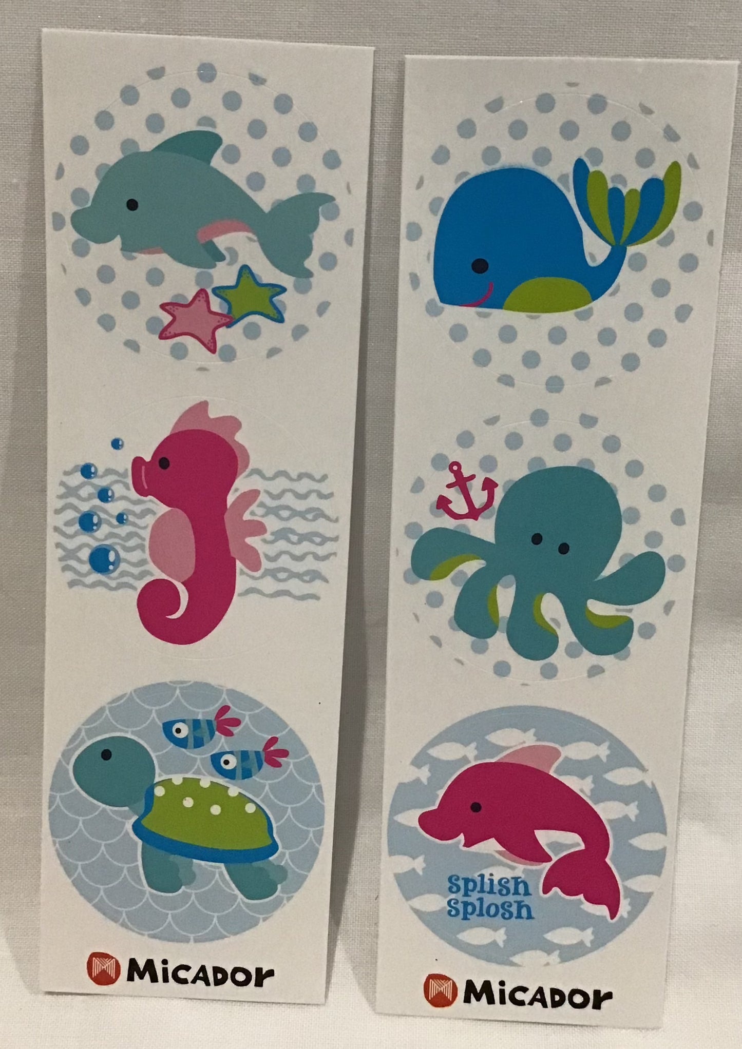 Stickers - Under the Sea - 6 designs - 30 pk