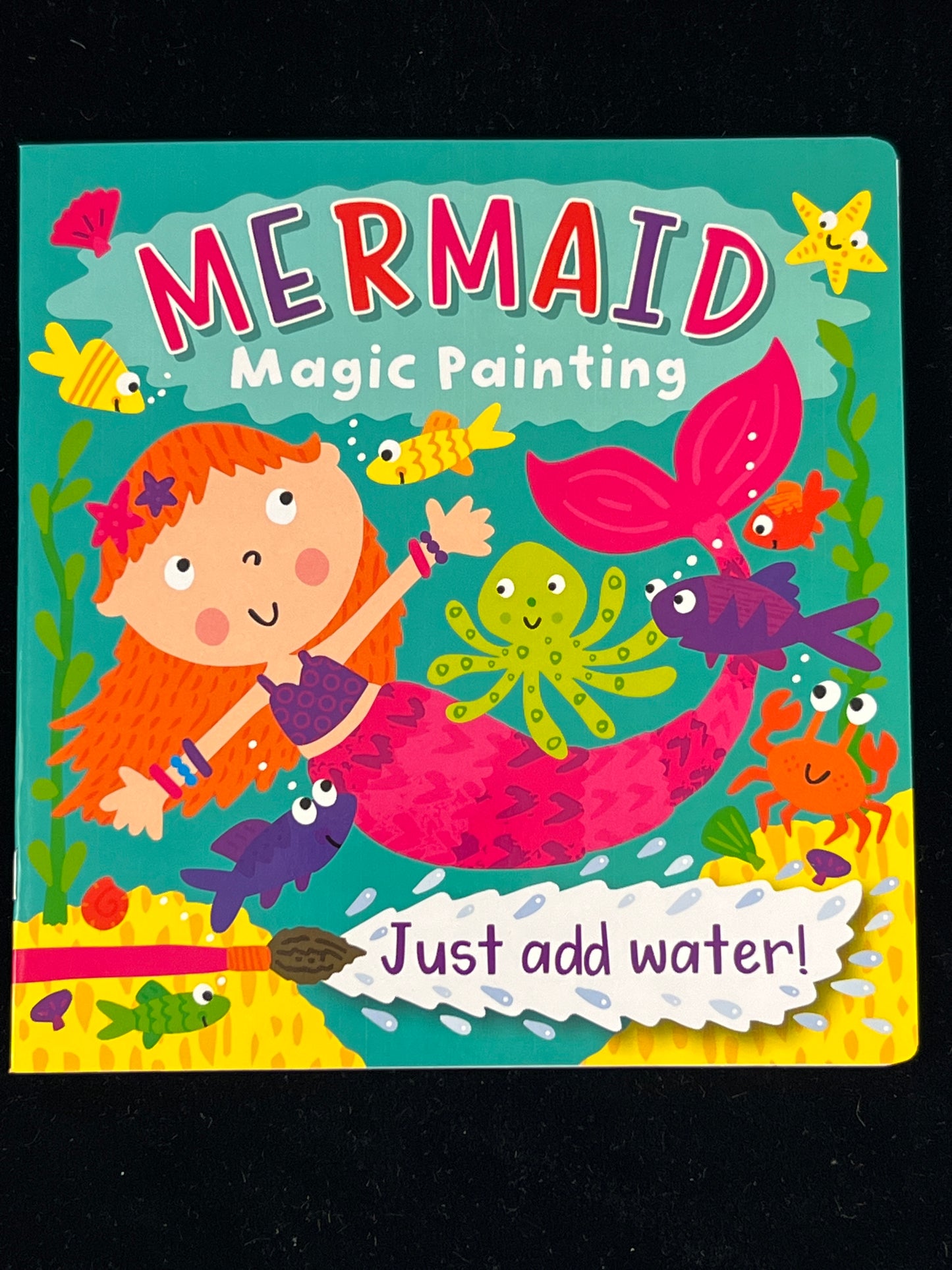 Paint with Water - Magic Painting Book - Mermaid