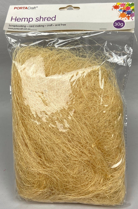 Hemp Shred - 30g - Deeper Beige