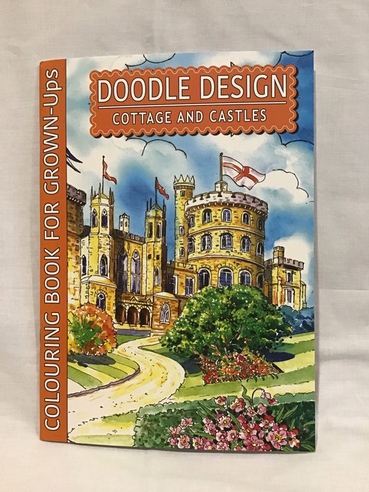 Doodle Design Grown Up Colouring Book - Cottage and Castles