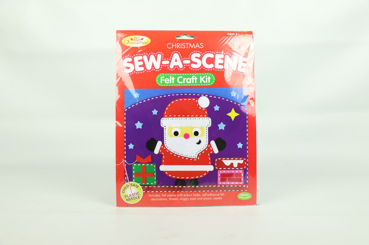 It’s Christmas Sew-a-Scene Felt Craft Kit - Santa - Makes 1