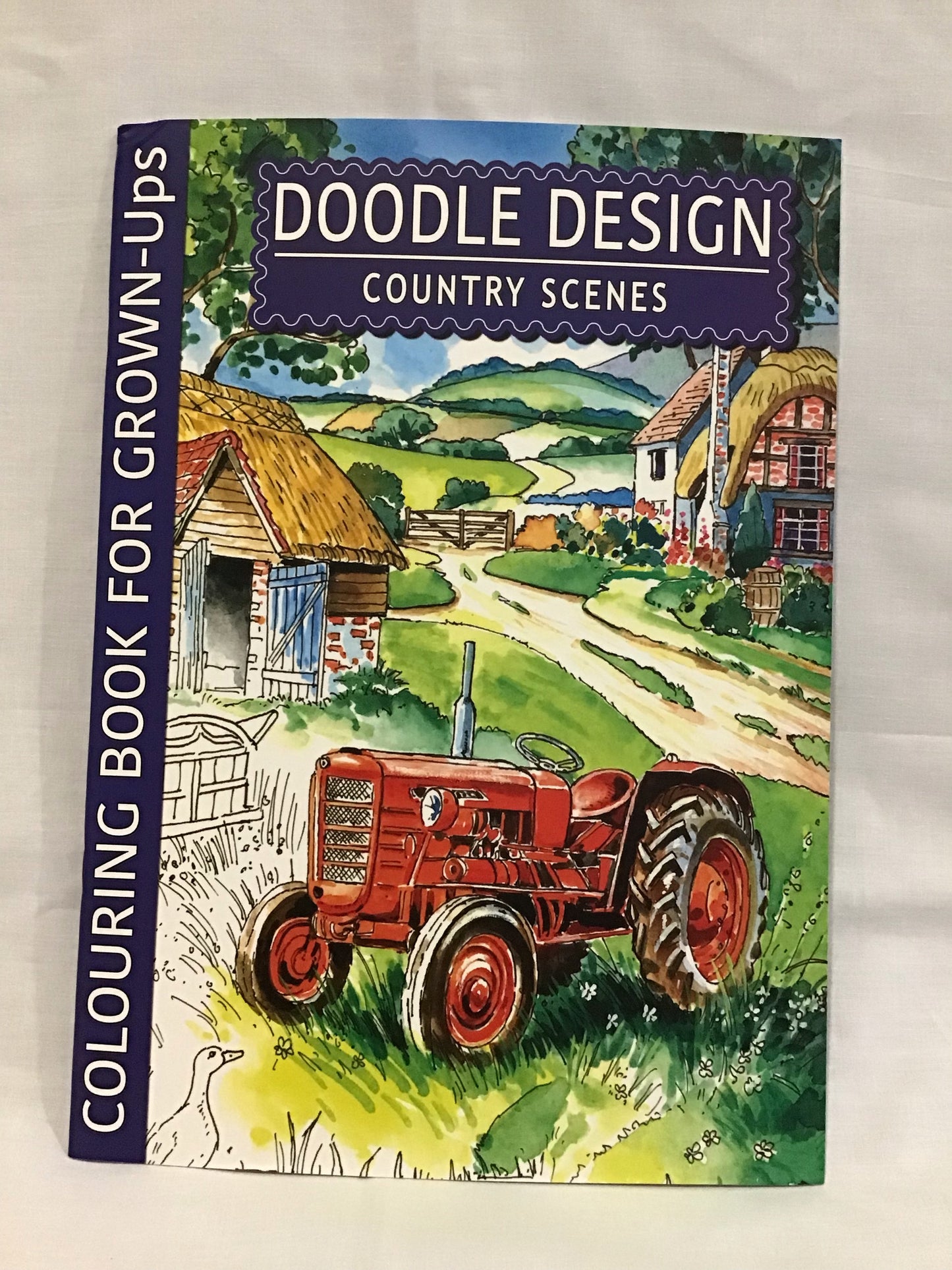 Doodle Design Grown Up Colouring Book - Country Scenes - 16 pages