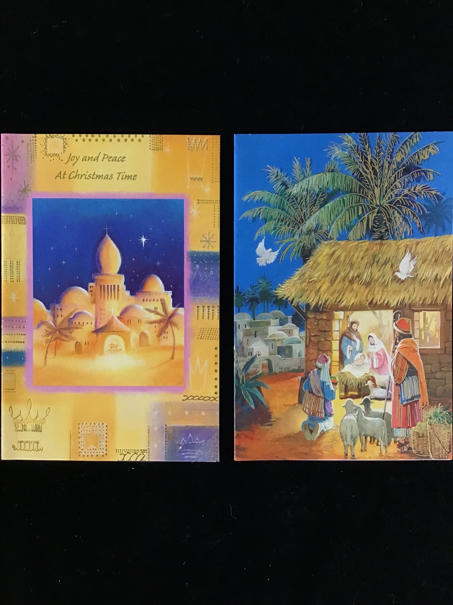 Religious Christmas Cards #5 - 2 Designs - 10 pack